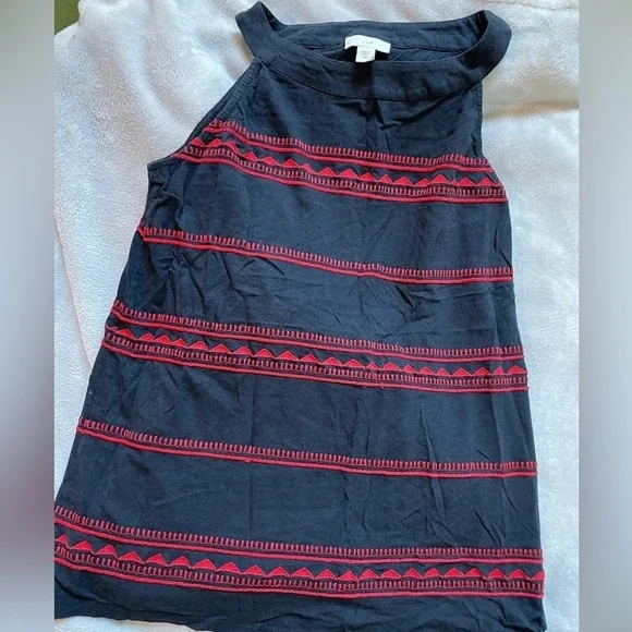 J.Jill Embroidered Halter Top - Picture 2 of 7